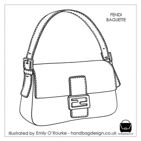 fendi bag illustration|fendi designer handbags.